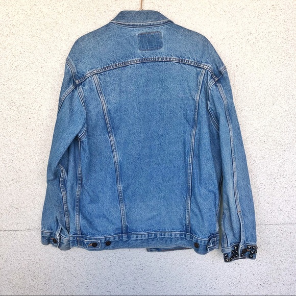 Retro Studded DICKIES Vintage Denim Jacket - Picture 2 of 2
